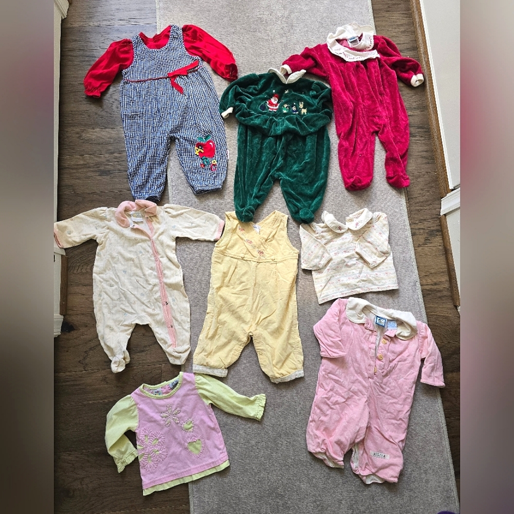 VINTAGE Little Me Healthtex lullaby club BABY CLOTHES BUNDLE 6 MONTHS /18 MONTHS